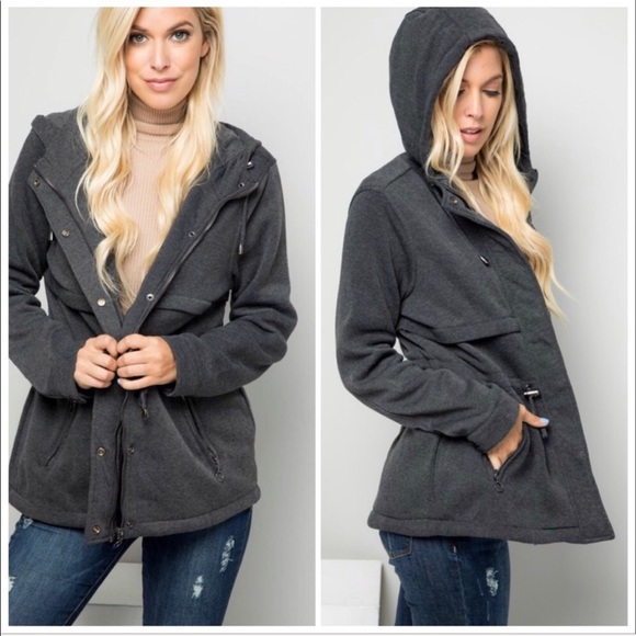 NEW‼️CAMEL FLEECE ANORAK ZIPPER- Sweater - Picture 6 of 7